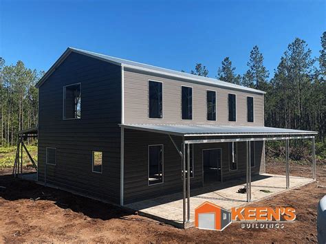 2 story metal building house|double story steel structure.